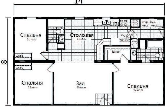 Проекты быстроводводимых недорогих домов по американской технологии
